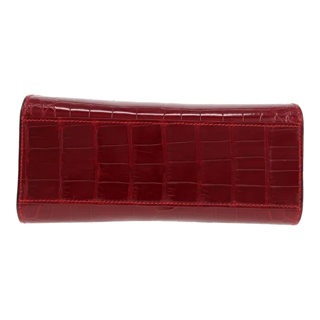 Hermès Kelly Sport shoulder bag in red alligator leather in Red Crocodile from Collector Square, photo 3 of 3