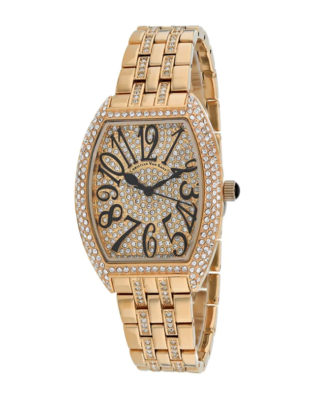Christian Van Sant Women's Elegant Sparkle Watch, image 1 of 1 from Rue La La