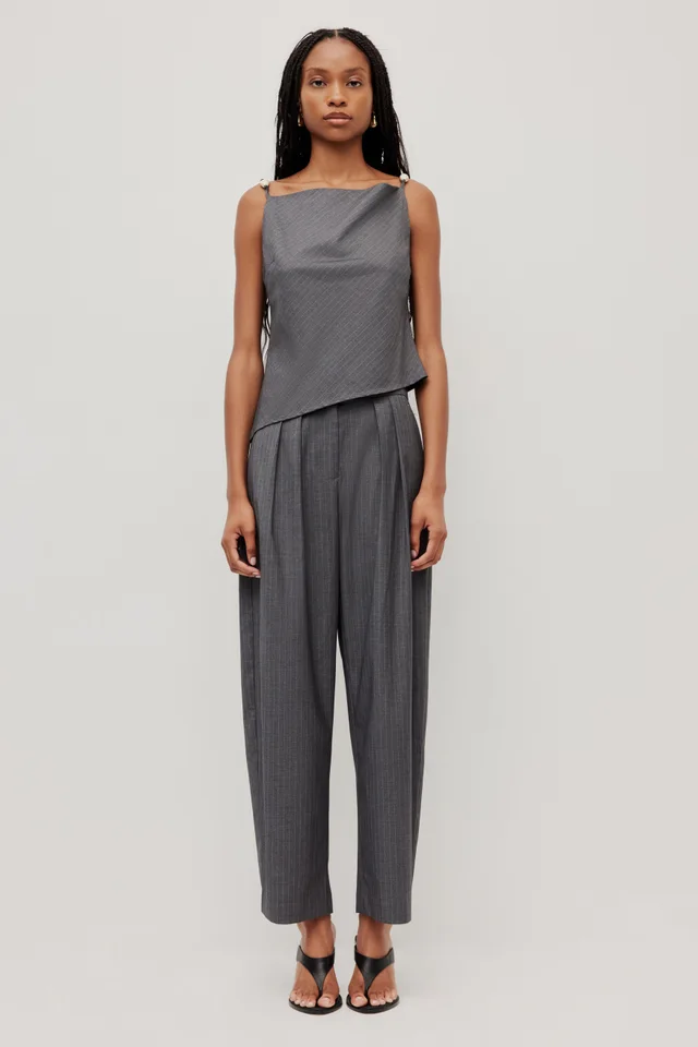 Aje Studio Aria Cowl Neck Top in Grey from Aje, photo 1 of 1