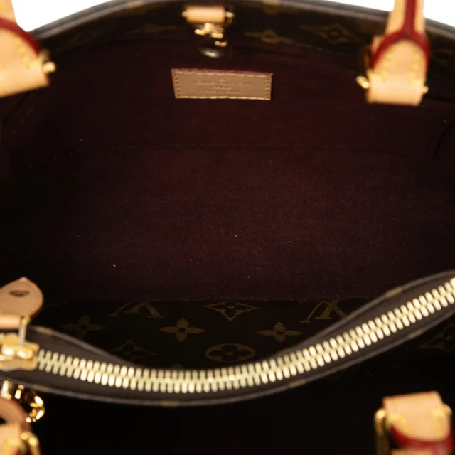 Brown Louis Vuitton Monogram Montaigne BB Satchel in Brown Coated canvas from Designer Revival, photo 2 of 2