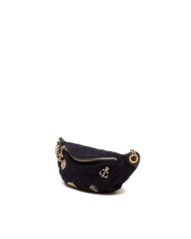 Chanel 2018s Paris-Hamburg Sailor Charms Waist Bag in Lambskin from A Retro Tale, photo 2 of 11