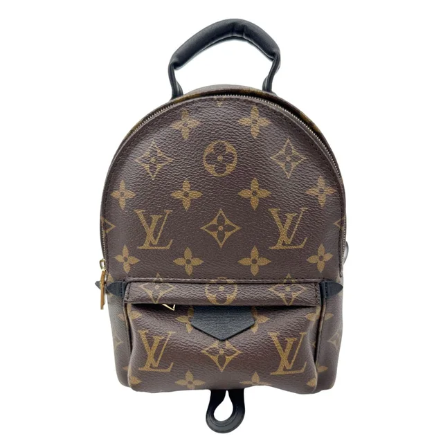 Louis Vuitton Palm Spring Mini Monogram Canvas Backpack Brown in Brown Coated canvas from Dallas Designer Handbags