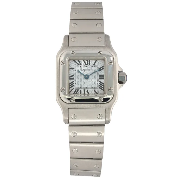 Cartier Santos 1565 24mm Stainless Steel Watch from H&T
