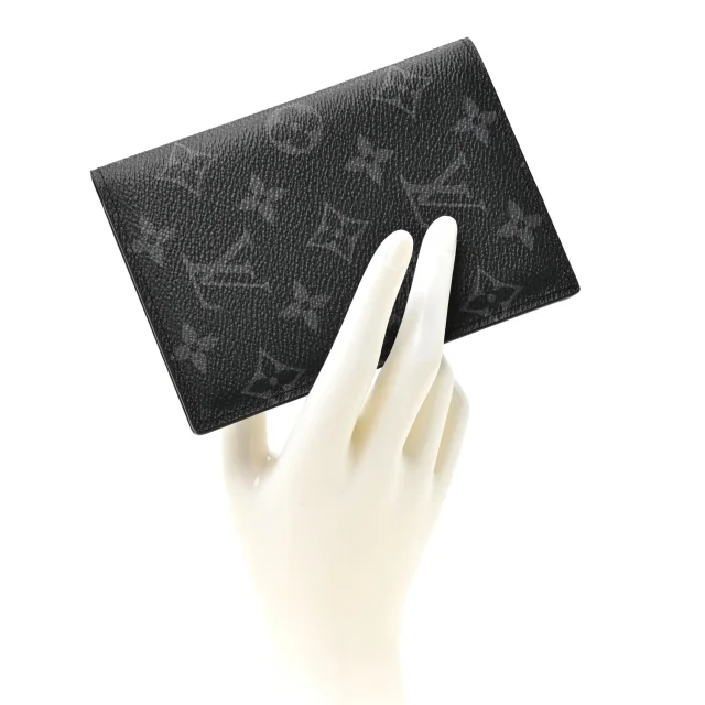Louis Vuitton Monogram Eclipse Passport Cover in Coated canvas from FASHIONPHILE, photo 2 of 6