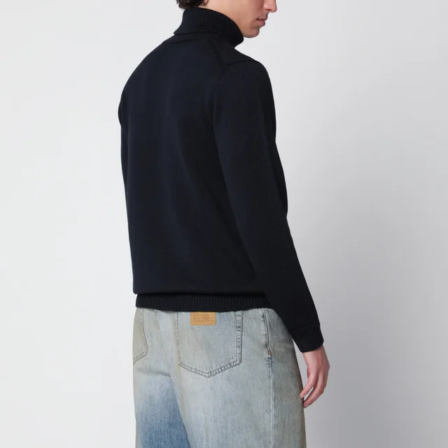 Roberto Collina Ribbed Turtleneck Knitted Sweater, photo 2 of 2 from SENSER