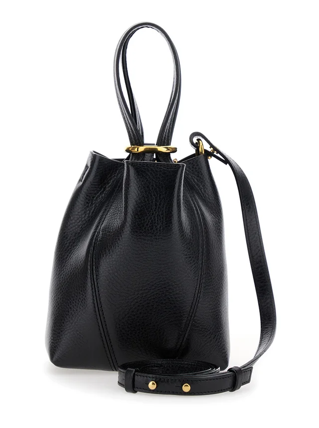 Chloé Shoulder Bag — Black Leather in Black Leather from HEWI, photo 2 of 2