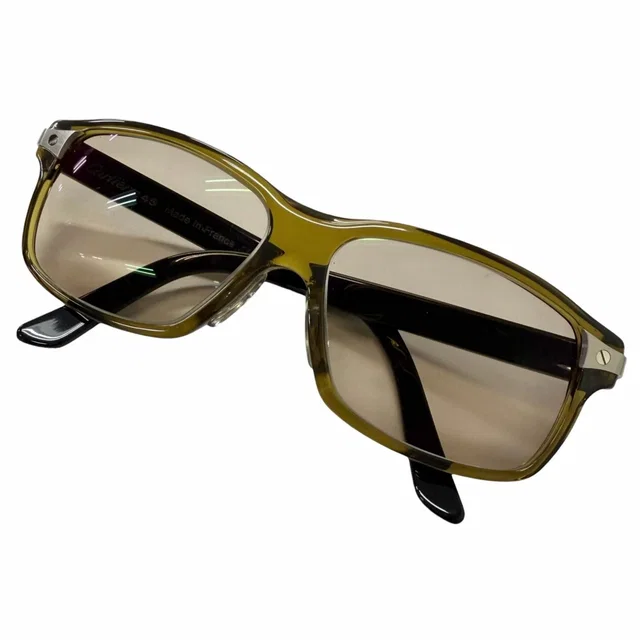 Santos de Cartier Sunglasses Eyewear Clear Khaki Black 56 13 Degree in Black Leather from The Reluxe
