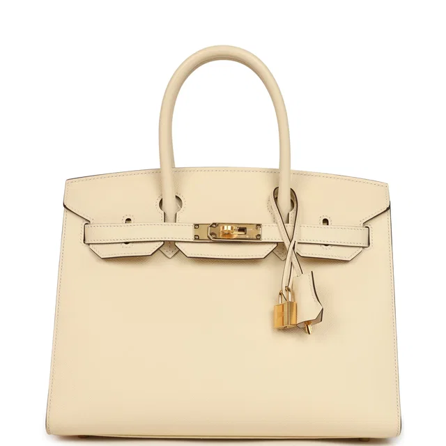 Hermès Birkin Sellier 30 Nata Epsom Gold Hardware in Epsom leather from Madison Avenue Couture