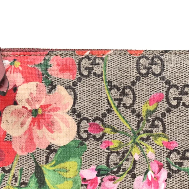Gucci GG Supreme Monogram Blooms Mini Chain Bag Beige Multicolor Dry Rose in Beige Coated canvas from FASHIONPHILE, photo 8 of 11