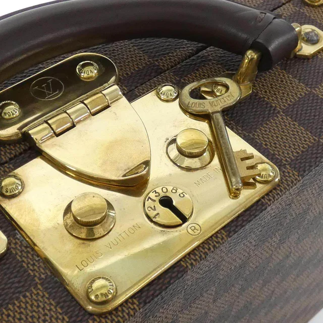Louis Vuitton Damier Jewelry Case in Brown Canvas from LuxUness, photo 3 of 10