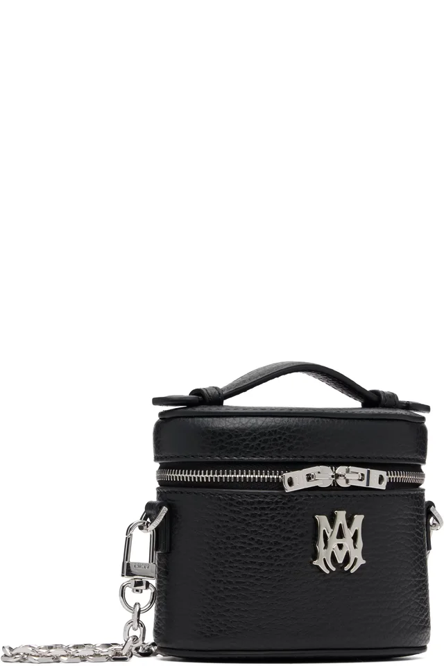 AMIRI Black Nano Vanity Bag, photo 2 of 4 from SSENSE