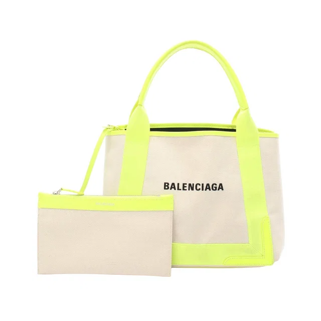 Balenciaga Navy Cabas S Tote Bag in Navy Canvas from LuxUness