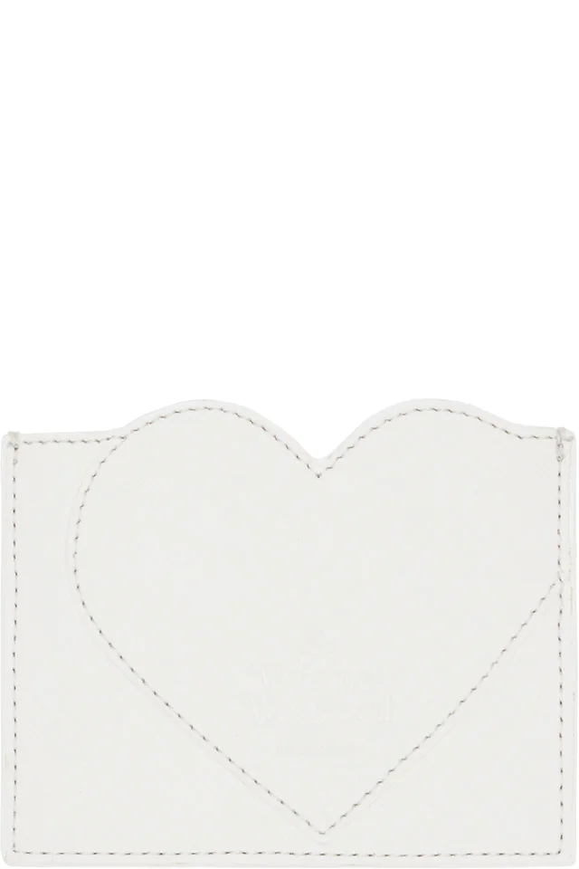 Vivienne Westwood Off-White Heart Card Holder, photo 2 of 2 from SSENSE