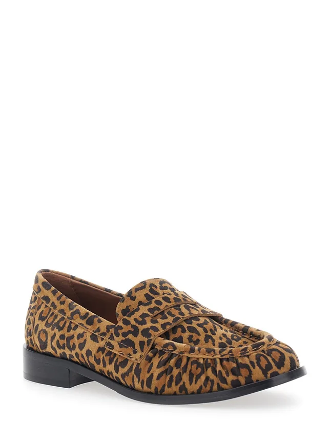 STRATEGIA Loafers 'Revue Africa' Brown with Rounded Toe in Leather Women in Brown, photo 4 of 6 from Gaudenzi Boutique