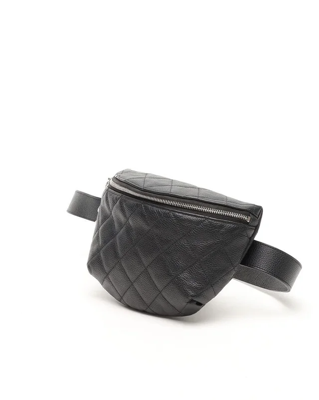 Chanel Caviar Waist Belt Bag in Caviar leather from A Retro Tale, photo 2 of 12
