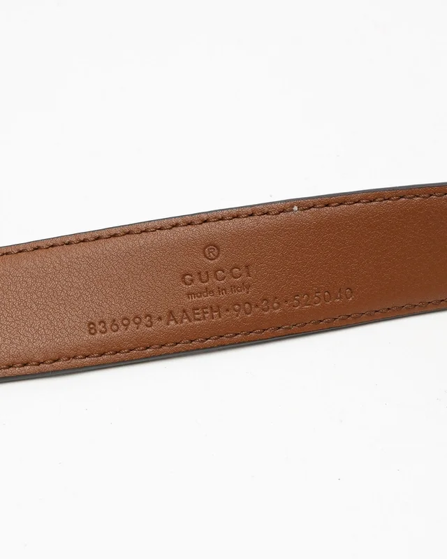 Gucci Horsebit Belt, size 90 in Denim from A Retro Tale, photo 5 of 5