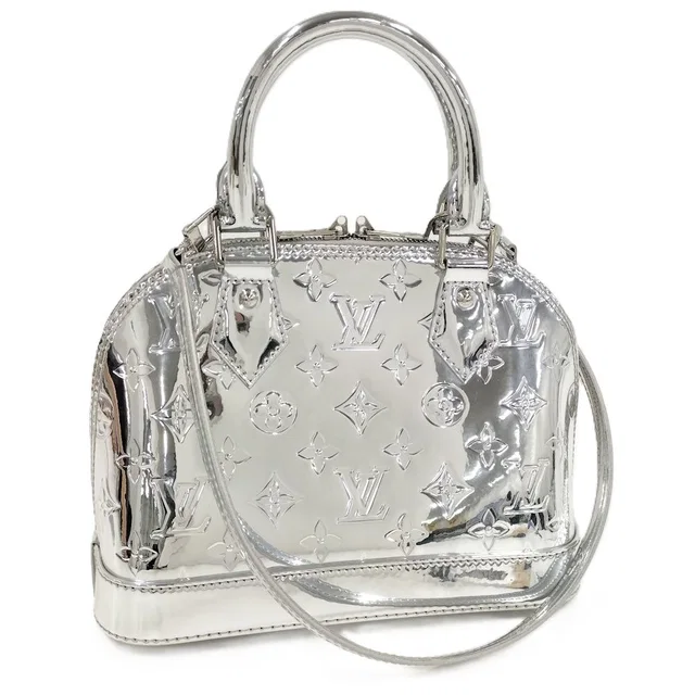 Louis Vuitton 2-Way Shoulder Bag Alma BB Monogram Miroir Silver in Silver from The Reluxe