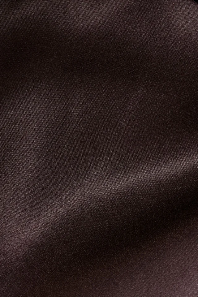 Veronica Beard Otis Wrap-Effect Silk-Blend Satin Midi Dress in Chocolate, photo 4 of 4 from THE OUTNET