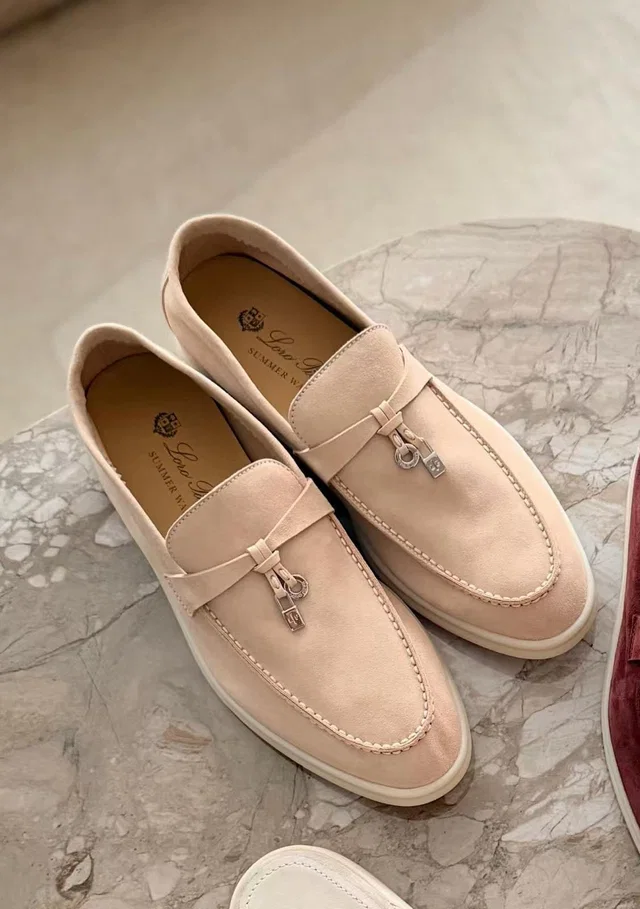 Loro Piana Shoes Pink 38.5 summer walk Shoes Brand new with box in Pink from Luxury Promise