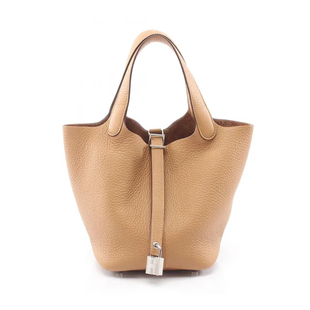 Hermès Handbag Picotin Lock PM Biscuit Leather in Leather from The Reluxe