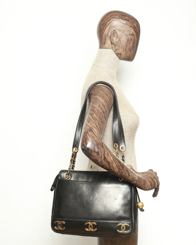 Chanel Triple CC Chain Tote Bag in Leather from A Retro Tale, photo 11 of 11