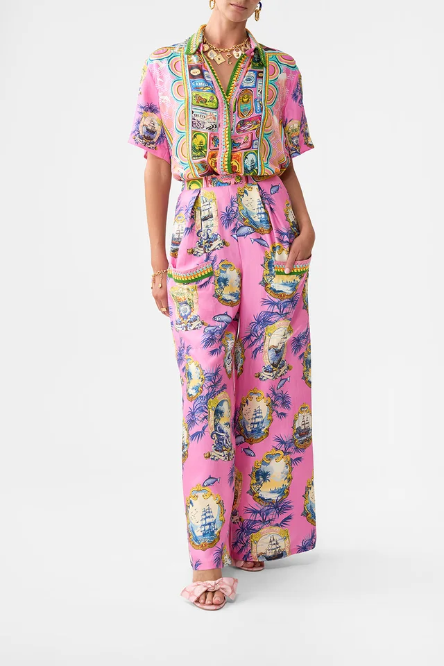 Camilla eBoutique WIDE LEG TROUSER WITH FRONT POCKETS SALTY SPLENDOUR from CAMILLA, photo 1 of 1