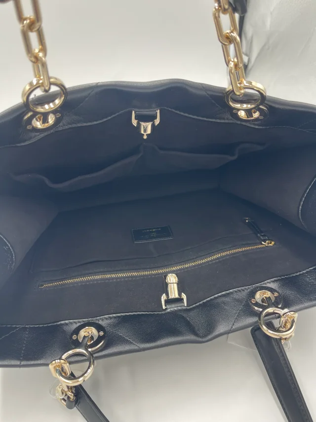 Dior Essential Tote Archicannage Quilt Calfskin Black Leather Bag in Black Calfskin from HEWI, photo 2 of 4