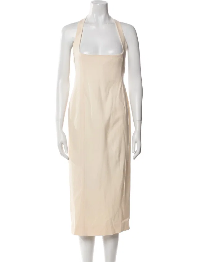 Lanvin Vintage Midi Length Dress in Wool from The RealReal