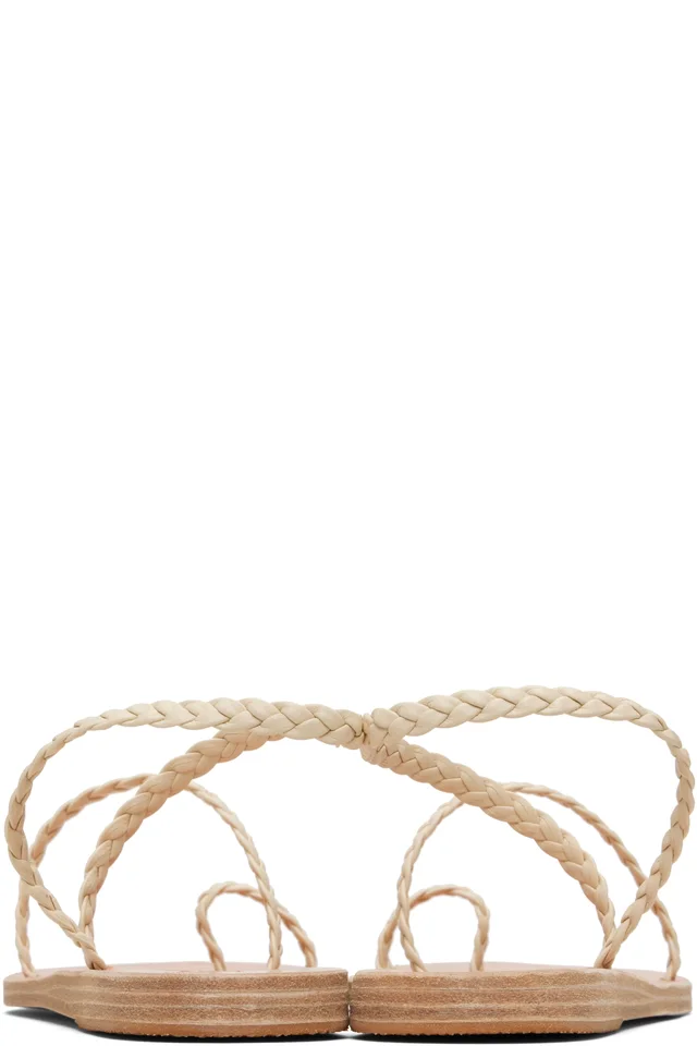 Ancient Greek Sandals Off-White Eleftheria Sandals, photo 2 of 5 from SSENSE