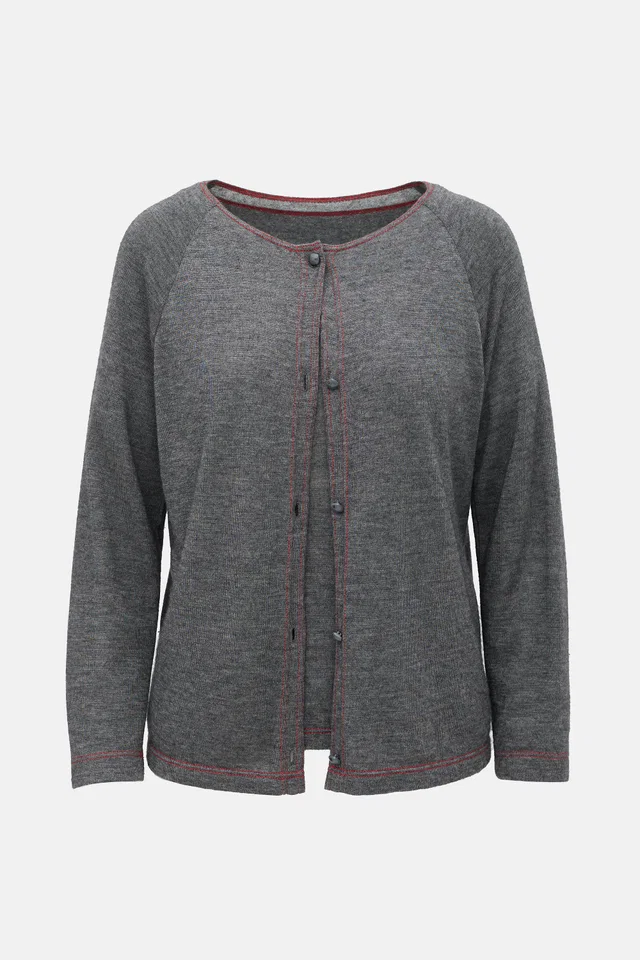 Chanel Grey Cashmere & Silk Co-Ord Set in Grey Silk from VSP Consignment