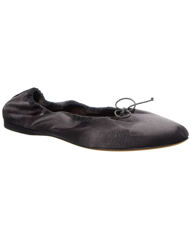 The Row Awar Silk Ballet Flat, image 1 of 1 from Gilt