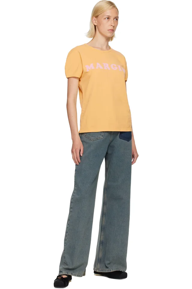 MM6 Maison Margiela Blue Back-To-Back Jeans, photo 4 of 4 from SSENSE