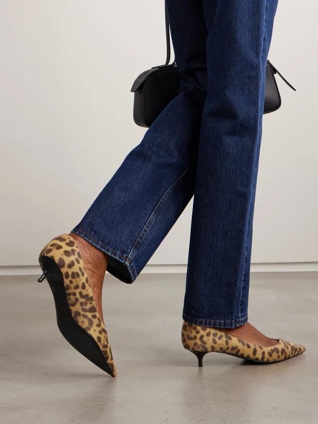 JIMMY CHOO Amelia 40 leopard-print calf hair pumps, photo 2 of 2 from NET-A-PORTER (Canada)