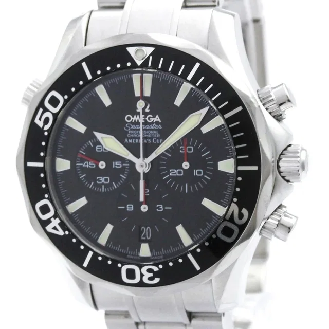 Omega Seamaster Americas Cup Chronograph Watch 2594.50 Polished in gold from Poshmark