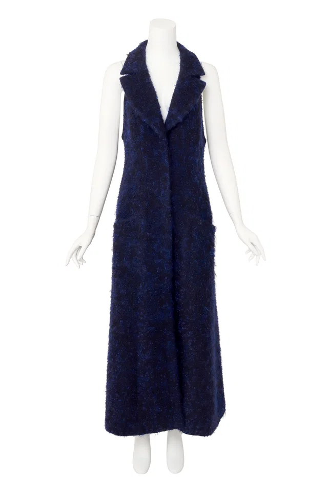 Chanel 2002 F/W Bouclé Vest Duster in Nylon from Recess LA