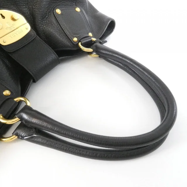 Prada BR4627 bag in NERO(ネロ) / GOLD(ゴールド)金具 VIT.DAINO from KOMEHYO, photo 6 of 8
