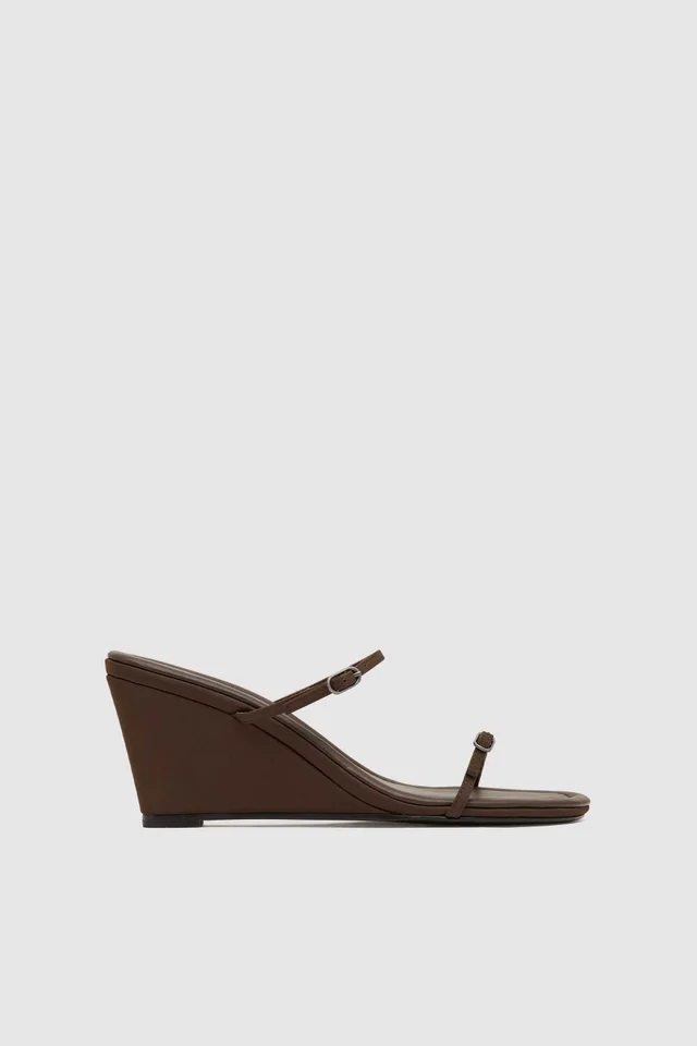 St Agni Petit Belt Detail Wedge - Mocha from St. Agni, photo 1 of 1
