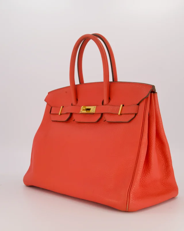 Hermès Birkin Retourne 35 Bag in Pink Togo leather from Sellier, photo 9 of 21