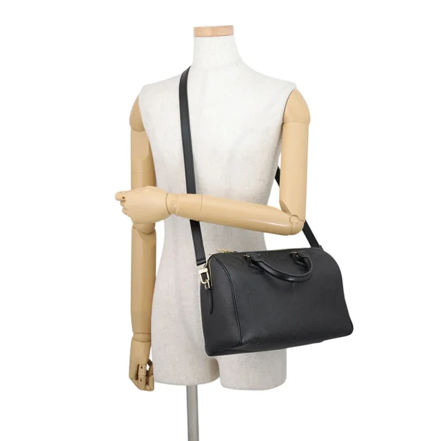 Louis Vuitton Speedy Bandouliere NoirM58951 Monogram Empreinte Leather Size 25 in Leather from GALLERY RARE, photo 5 of 17