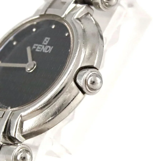 [Unserviced - Value Price] FENDI 750L SS Quartz in Dial color: black Case: stainless steel Bracelet: stainless steel from KOMEHYO, photo 4 of 6