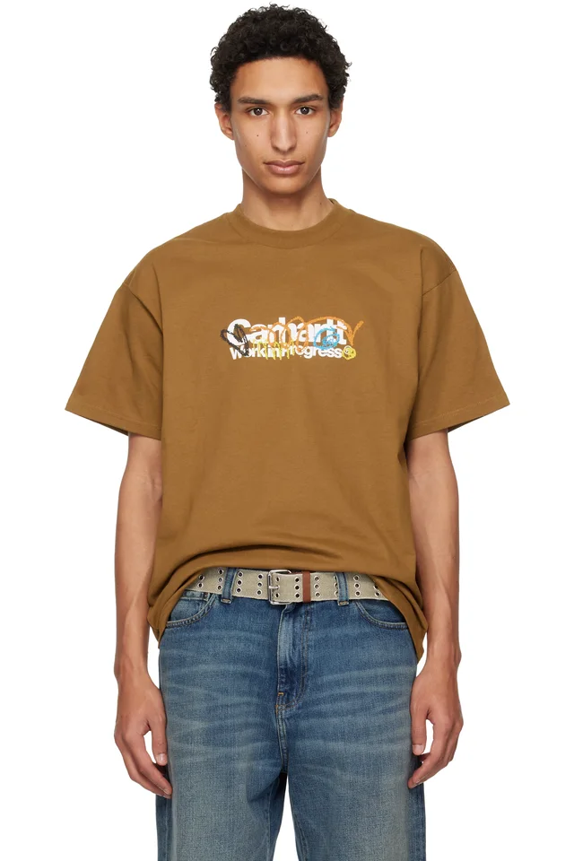 Brown S/S Primary T-shirt, image 1 of 1 from SSENSE