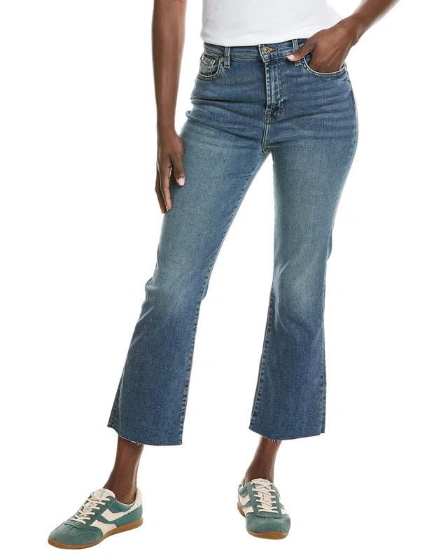 7 For All Mankind Felicity High-Waist Slim Kick Jean, image 1 of 1 from Rue La La