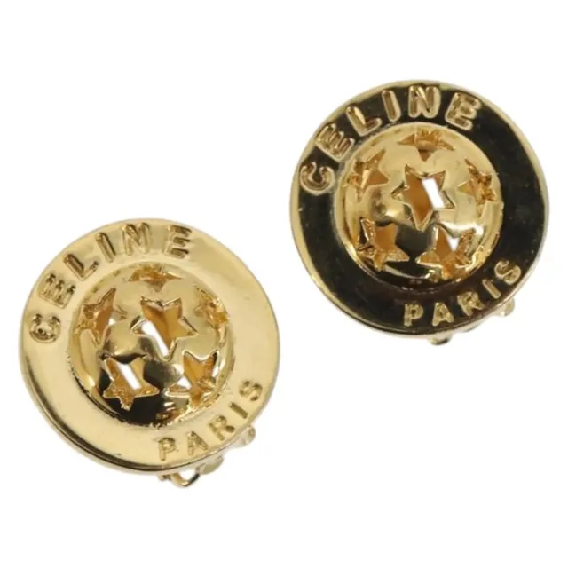Celine Earring Metal Gold Tone Auth Ka5526 - Jerrillo in multicolor from Grailed