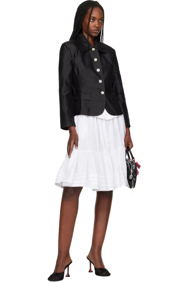 Hai White Ida Miniskirt, photo 4 of 4 from SSENSE