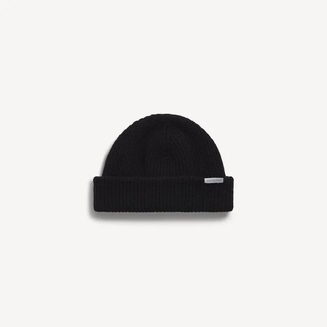Balenciaga A001nh4g6b0 Beanie — Black Wool Beanies in Black Wool from HEWI