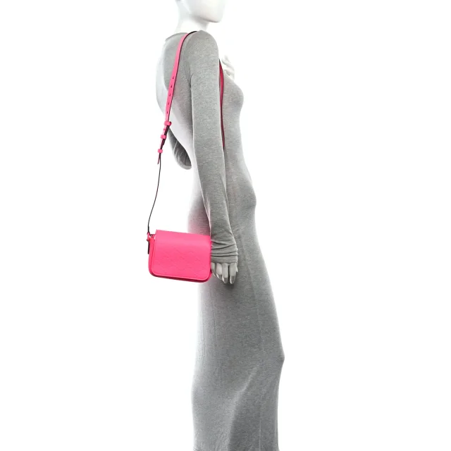 Gucci GG Rubber effect Super Mini Bag Pink in Pink Calfskin from FASHIONPHILE, photo 2 of 10