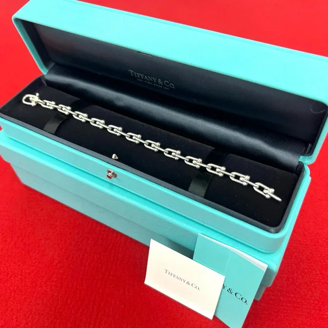 Tiffany & Co. HardWear Small Link Bracelet 925 Sterling Silver in Silver from The Reluxe