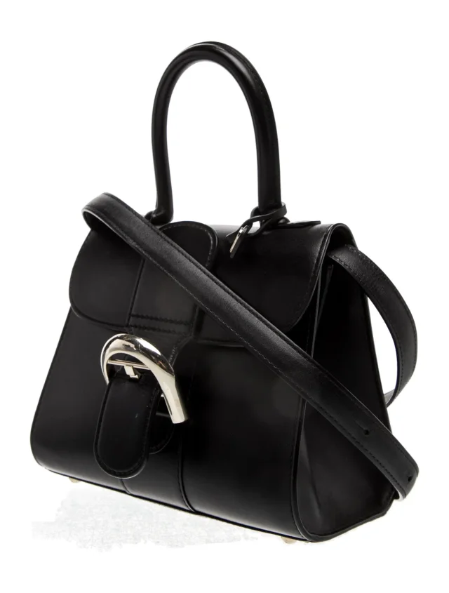 Delvaux Top Handle Shoulder in black Leather from The RealReal, photo 3 of 6