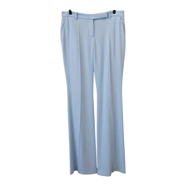 Alexander McQueen Light Blue Tailored Trousers in Blue from Clotheshorse Anonymous