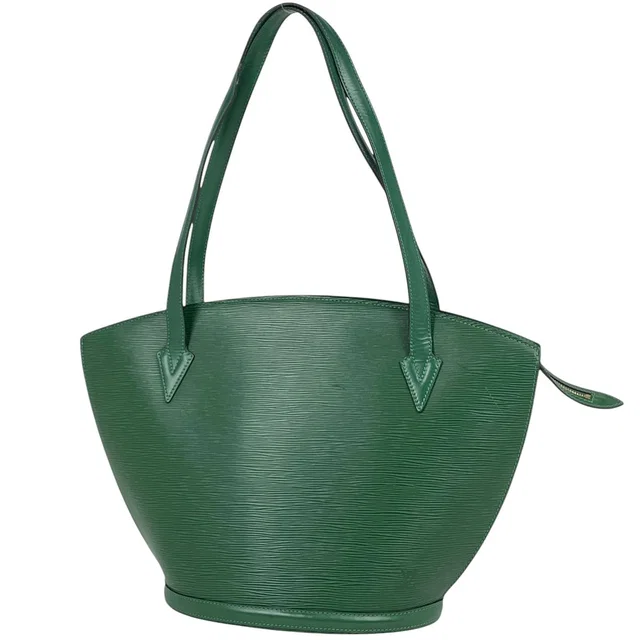 Louis Vuitton Saint Jacques Shopping Tote Shoulder Bag Epi Borneo Green in Green from The Reluxe